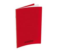 Conquérant cuadernos de cuadrícula grande 96 páginas, 24 x 32 cm, color rojo 24 x 32 cm
