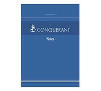 Conquérant Lote de 72 bloques de notas A7 pequeños azulejos 5 mm 200 páginas grapadas cabeza cubierta tarjeta azul