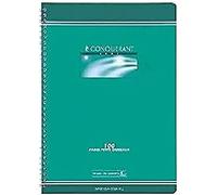 CONQUÉRANT SEPT Lot de 10 espiral cuadernos 170 x 220 mm, Square-dictaminó, 170 x 220 mm
