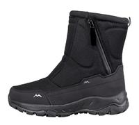 [Conqueror] Warm And Boots Fashion In Cold Zip Up High Tops, Black, 42.5 EU