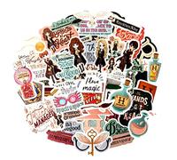 Conquest Journals Harry Potter Wands at The Ready Pack de pegatinas con licencia oficial, juego de 50, impermeable y resistente a los rayos UV, ideal para todos tus gadgets, Potterfy todas las cosas