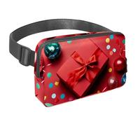 Conquista tus aventuras con estilo con nuestra riñonera de viaje, la mejor bolsa cruzada para hombres y mujeres, patrón de pintura de corazón rosa, Multicolor#08, 1.5x9.0x5.9in/4x23x15cm