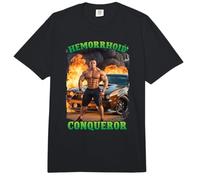 Conquistador de hemorroides Meme Divertido Broma Ofensiva extraña Comfort Colors Adult Heavyweight T-Shirt