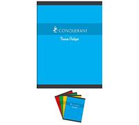 Conquistador - Juego de 2 cuadernos prácticos de trabajo 24 x 32 96 P - 90 g - Seyès 70 g colores aleatorios