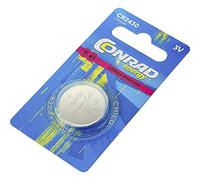 Conrad energy Pila de botón CR2430 CR2430 de Litio, 290 mAh, 3 V, 1 Unidad