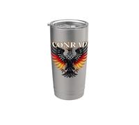 Conrad Nachname Familienname Surname Family Last Name Vaso térmico de acero inoxidable de doble pared