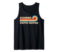 CONRAD Surname Retro Vintage 80s 90s Birthday Reunion Camiseta sin Mangas