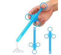 Conruich 2 jeringas de tubo de lubricante, aplicador lubricante, herramientas ayuda para jeringas lubricantes reutilizables para hombres, mujeres, herramientas limpieza de ano y vagina con anillo