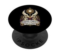 Consagración Corpus Christi Misa Católica en latín PopSockets PopGrip Adhesivo