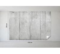 Consalnet Mural Fotográfico Para Pared Imitación Concreto, 416x254 cm, No Tejido