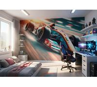 Consalnet Mural Fotográfico F1 Coches Pared Papel Tapiz Vlies, 312x219cm