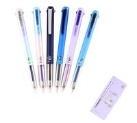 Consecutive Pens, Consecutive 6 PCS Multicolor Pen, Nurse Pens, 4-in-1 18 Colors, 0.5mm 3-in-1 Gel Ink, Quick Drying Gel Ink For Office, School Supplies (6pcs)