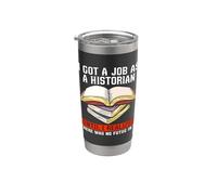 Conseguí un trabajo como historiador Historiador Historiador antiguo Vaso térmico de acero inoxidable de doble pared