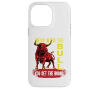Conseguir los Cuernos con el Toro | Angry Bull Carcasa para iPhone 14 Pro MAX