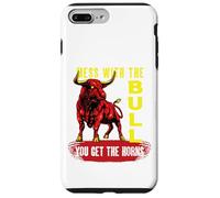 Conseguir los Cuernos con el Toro | Angry Bull Carcasa para iPhone 7 Plus/8 Plus
