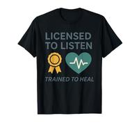 Consejero de duelo infantil Corazones curativos Apoyo trauma Camiseta