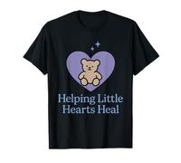Consejero de duelo infantil Corazones curativos Apoyo trauma Camiseta