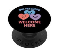 Consejero de duelo infantil Corazones curativos Apoyo trauma PopSockets PopGrip Adhesivo