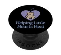 Consejero de duelo infantil Corazones curativos Apoyo trauma PopSockets PopGrip Adhesivo