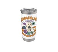 Consejero de la escuela de Halloween - Asesoramiento a los pequeños monstruos Vaso térmico de acero inoxidable de doble pared