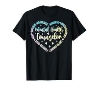 Consejero de Salud Mental Amante Paciencia Consciente Compasivo Camiseta