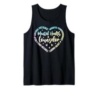 Consejero de Salud Mental Amante Paciencia Consciente Compasivo Camiseta sin Mangas