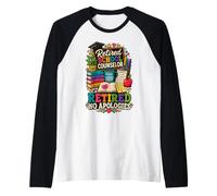 Consejero Escolar Jubilado Sin disculpas Camiseta Manga Raglan