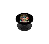 Consejero Escolar Jubilado Sin disculpas PopSockets PopGrip Adhesivo