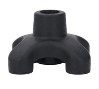 Consejo de Caña, Punta de Caña de Reemplazo de Reemplazo de Bastón de Cuádruple de Caña de 19 Mm con una Agarre de Neumático para una Mayor Estabilidad y Seguridad