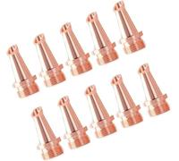 Consejo de cobre industrial para boquillas láser portátiles, conexión roscada para la máquina de soldadura con láser de fibra cabezales B model Welding Wire 0.8mm 10 piezas