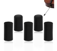 Consejo de punta final de violonchelo de 5 piezas, tope de goma para tope de accesorios para violín de tope de tope para práctica para la práctica