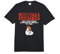 Consejo de Seguridad en el Lugar de Trabajo No pongas Tus Dedos Retro Comfort Colors Adult Heavyweight T-Shirt