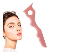 Consejo de silicona, plantillas de contorno de cejas - Lip Lip Liner Aplicador Terrela de lineo de cejas de plantilla | Herramienta de aplicador de sombra de ojos de lápiz labial de la almohadilla de