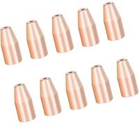 Consejo de soldadura con láser de cobre para boquillas portátiles, roscadas para compatibilidad con la máquina de soldador de fibra industrial Wire guide nozzle 1.6mm 10 piezas