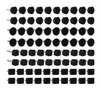 Consejo de Tacón Alto de 80pcs, TPU Poliuretano de Hierro Silencio Conveniente Zapatos Cómodos para Reparar Accesorios, Reemplazo del Talón