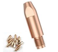 Consejos de contacto de soldadura 15AK/24KD/36KD Soldadura de la antorcha de soldadura Reemplazar la pistola de soldadura consumibles 36KD Copper Conductive Mouth 1.6 mm 50 piezas