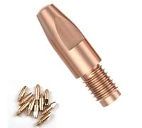 Consejos de contacto de soldadura 15AK/24KD/36KD Soldadura de la antorcha de soldadura Reemplazar la pistola de soldadura consumibles 24KD Copper Conductive Mouth 1.2 mm 50 piezas