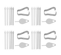 Consejos de reemplazo de lápiz de MtlaVishy S Instalación fácil Conjunto de Material de ABS Duradero Adecuado para S21 Ultra y S21 Ultra 5G Stylus con 20 Puntas de reemplazo 4 (White)