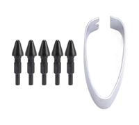 Consejos de Reemplazo de Lápiz óptico Negro, 4096 Sensibilidad a la Presión, 5 PCS Nibs de Lápiz óptico para el Protocolo AES 3.0, Puntas de Lápidas para Tomar Notas de Alta