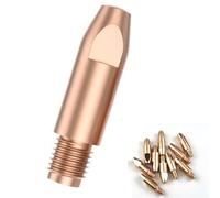 Consejos de soldadura 15AK/24KD/36KD Puntos de contacto de soldadura Consejos. Reemplace los consumibles de pistola de soldadura 36KD Copper Conductive Mouth 1.6 mm 50 piezas