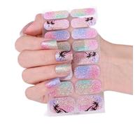 Consejos franceses Geles Uñas Rayas Pegatinas Brillantes Hermosas Envolturas de Arte Polaco Envoltura de Uñas Francés