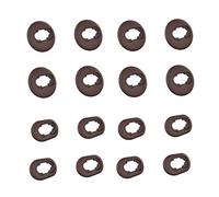Consejos para los oídos Galaxy Buds Live Adaptador de oreja de silicona de repuesto, puntas compatibles con Samsung Galaxy Buds Live Accesorios de goma, 8 pares L/S Marrón