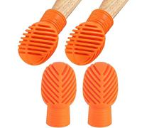 Consejos para palillos silenciosos: 4 techos de silicona para varillas de tambor, antierumor para ejercicios | Consejos de silicona para palillos, reducción de sonido para entrenamiento