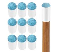 Consejos para tacos de billar - Punta para taco de billar de 10 piezas | Puntas para taco - Puntas para taco de billar de nailon de piel artificial de 12 mm 13 mm | Slip on Cue Tips