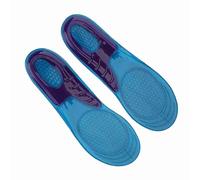 Consejos Plantillas de Silicona con Diseño de Antislip para Deportes Diarios, Protectores de Pies Unisex para Correr Escaladas, Almohadillas de Zapatos Azules, Opciones de Tamaño S M L (S 33-37)