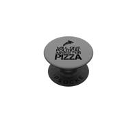 Consejos políticos Divertidos Pizza Amante de la Comida Política Amor gastronómico PopSockets PopGrip Adhesivo