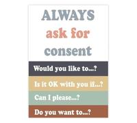 Consent Basics Poster Social Responsibility Chart
