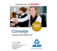 Conserje De La Comunidad Foral De Navarra. Temario Parte Específica