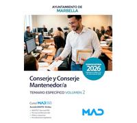 CONSERJE Y CONSERJE MANTENEDOR/A TEMARIO ESPECIFICO 2 MARBE
