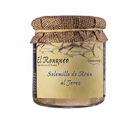 Conserva de Solomillo de Atun al Jerez - Tarro de 250 g - Conservas El Ronqueo (Pack de 1 tarro)